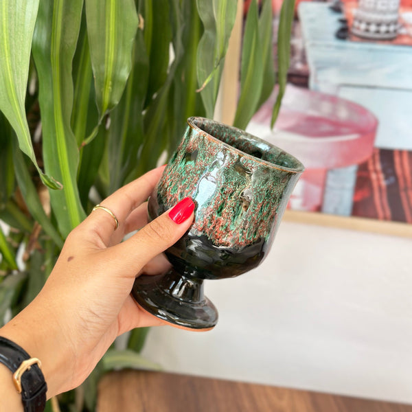 Verre à pied vert - Ajbir