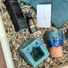 Coffret cadeau artisanal turquoise