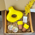 Coffret cadeau artisanal Medina jaune poussin