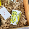 Coffret cadeau artisanal Tayyugt jaune poussin