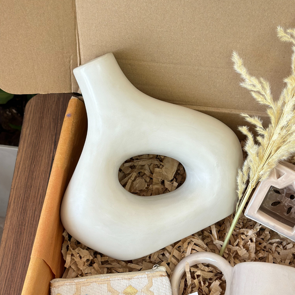 Coffret cadeau artisanal Tanara beige