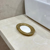 Porte savon Nakch doré en cuivre - Ajbir