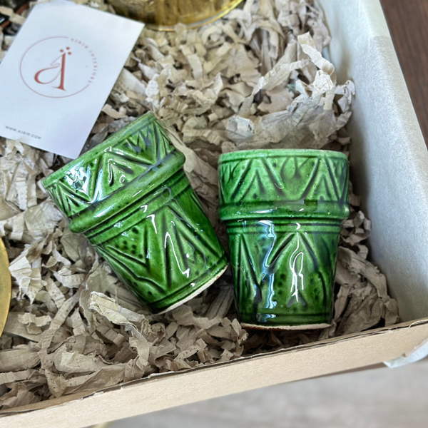 Coffret cadeau artisanal Azul vert