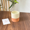 Bougie artisanale blanche en terre cuite parfum Jasmine