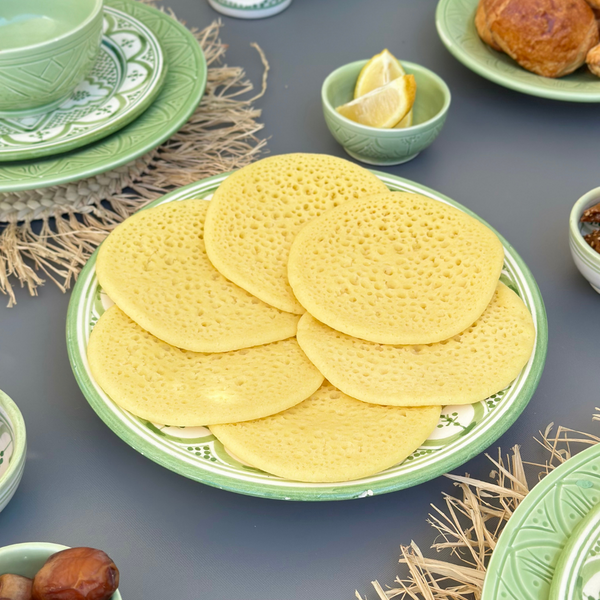 Assiette Tizwelt vert - Ajbir