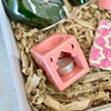 Coffret cadeau artisanal Adal rose vert