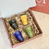 Coffret cadeau artisanal Tizwelt 4 verres