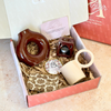 Coffret cadeau artisanal Zellige marron