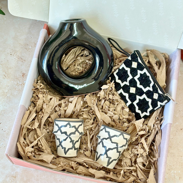 Coffret cadeau artisanal Tafoukt noir