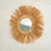 Miroir artisanal à franges bohème Amalu