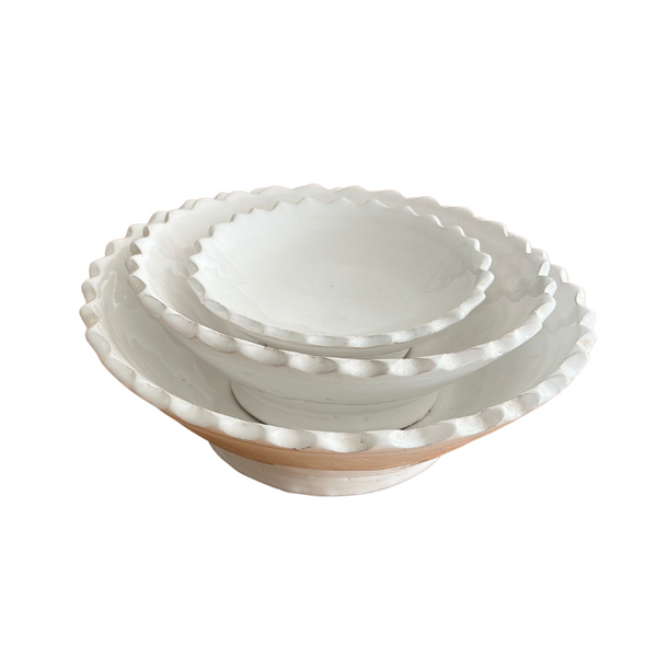 Série bols blanc - Ajbir