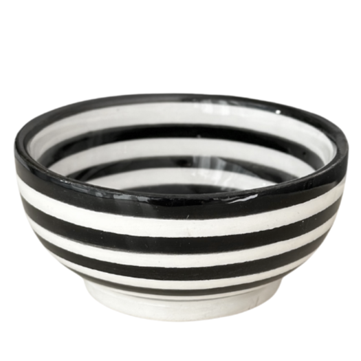 Bol rayé (Noir - Vert - Terracota) - Ajbir