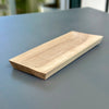 Assiette rectangulaire en bois de noyer