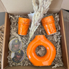 Coffret cadeau artisanal Tafoukt orange vif