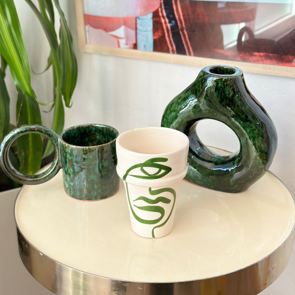 Vase Tafoukt vernis petit - Ajbir