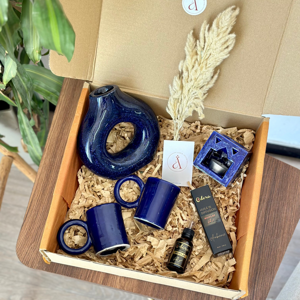 Box cadeau Tafoukt bleu - Ajbir