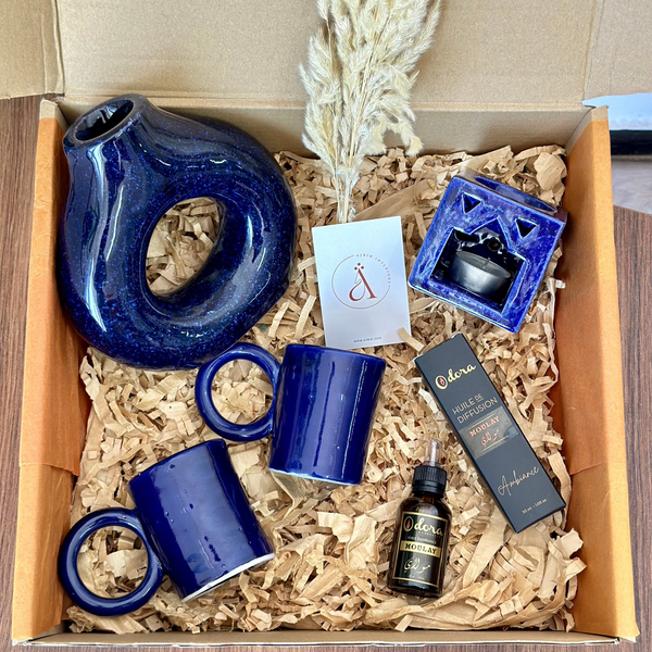 Box cadeau Tafoukt bleu - Ajbir