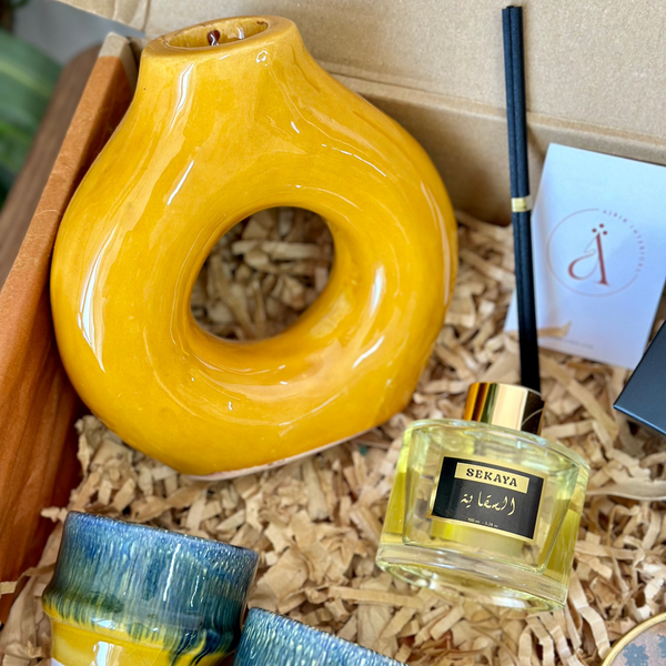 Box cadeau Tafoukt jaune - Ajbir