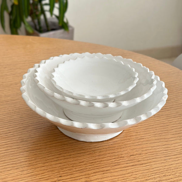 Série bols blanc - Ajbir