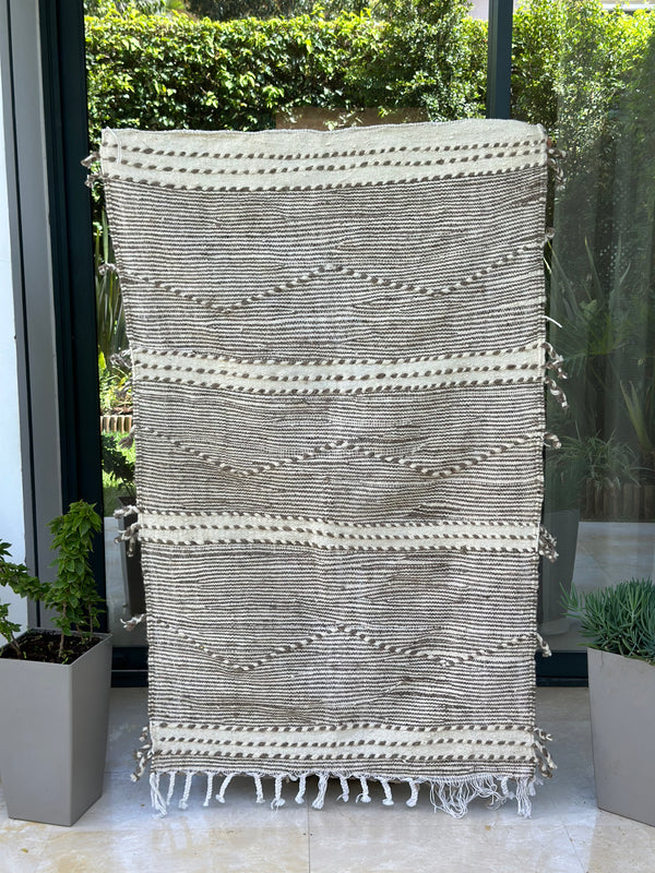 Tapis Zanafi beige 150cm/97cm - Ajbir