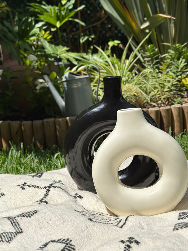 Tapis Hanbal noir amazigh 147cm/95cm - Ajbir