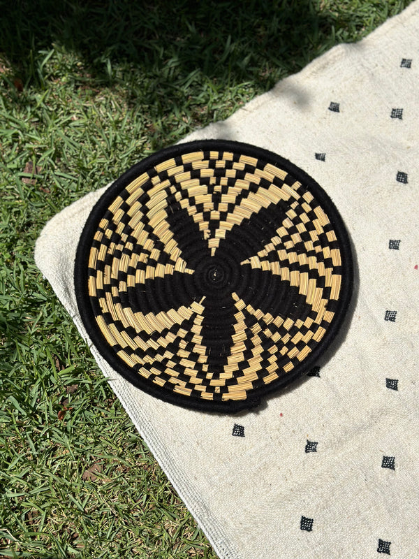 Tapis Hanbal noir 150cm/100cm - Ajbir