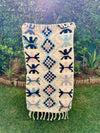 Tapis Berbère Azilal 100% Multicolore en Laine De Mouton 1,17m /66cm