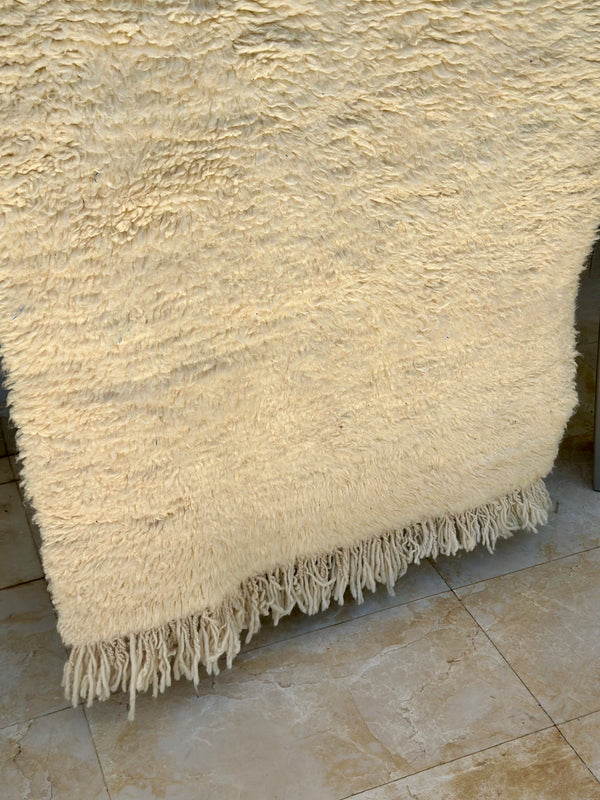 Tapis Mrirt crème- 174cm / 90cm - Ajbir