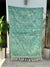 Tapis Beni Ouarain turquoise à losanges- 180cm / 160cm - Ajbir