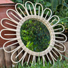 Miroir Fleur de Rotin 50cm - Ajbir
