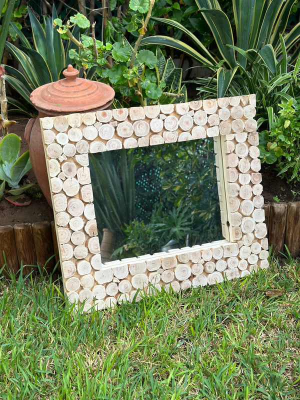 Miroir Rotins de bois - Ajbir