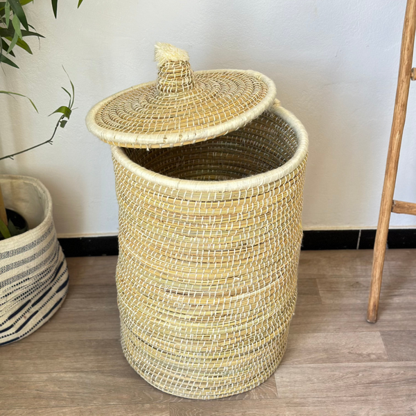 Panier à linge en osier XXL - Ajbir