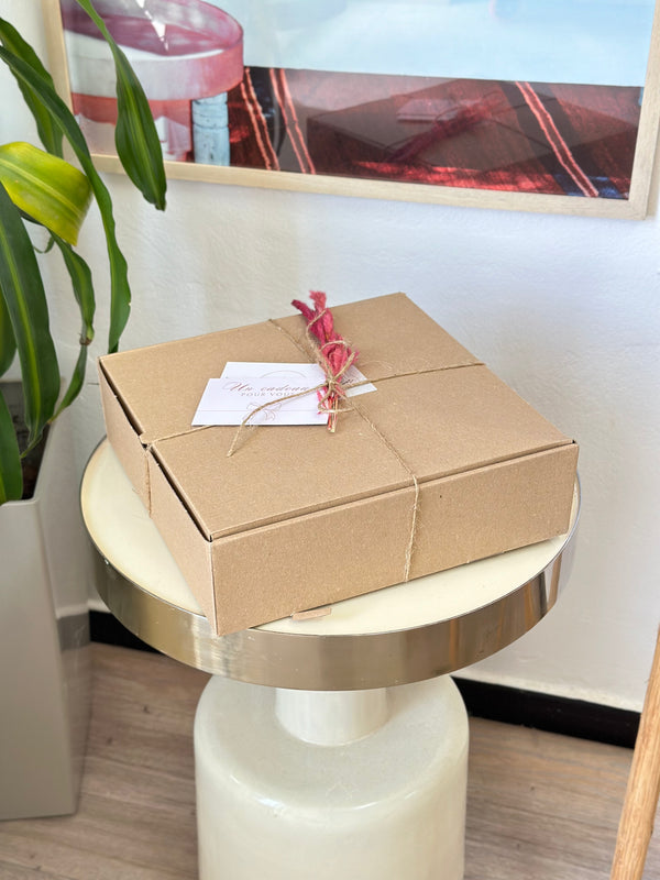 Coffret cadeau artisanal Adrar marron