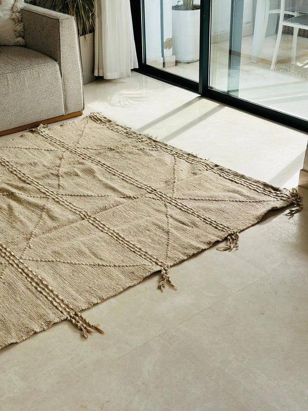 Tapis Zanafi beige - 2,87m / 1,96m - Ajbir