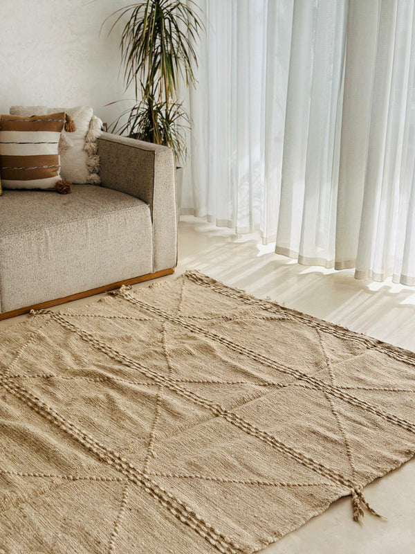 Tapis Zanafi beige - 2,87m / 1,96m - Ajbir