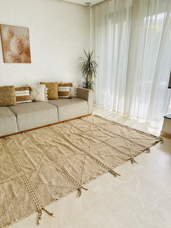 Tapis Zanafi beige - 2,87m / 1,96m - Ajbir