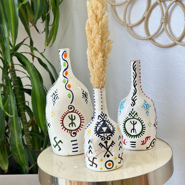 Vase bouteille amazigh 6 - Ajbir