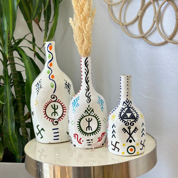 Vase bouteille amazigh 6 - Ajbir