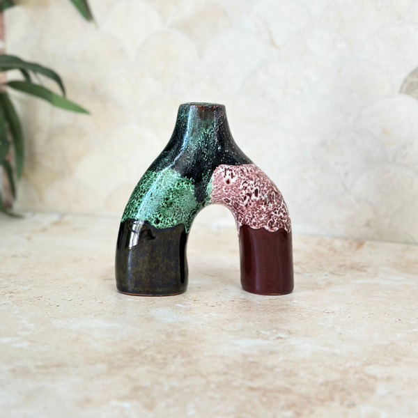 Vase Azul mini vernis imprimé