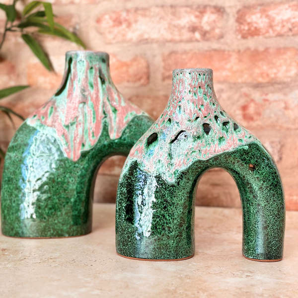 Vase artisanal Azul vernis