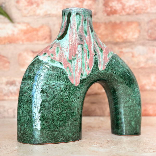 Vase artisanal Azul vernis