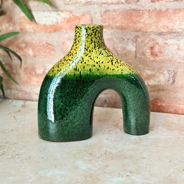 Vase artisanal Azul vernis