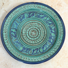 Assiette Nakch turquoise
