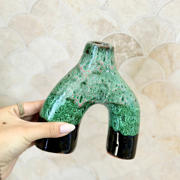 Vase Azul mini vernis imprimé