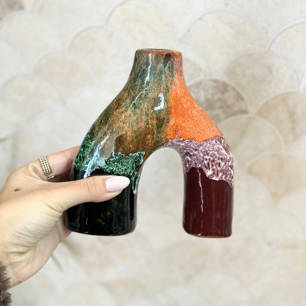 Vase Azul mini vernis imprimé