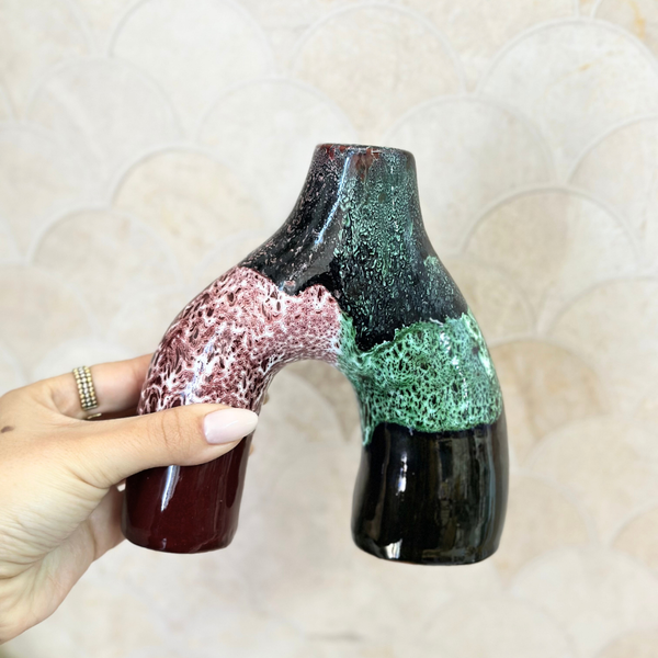 Vase Azul mini vernis imprimé