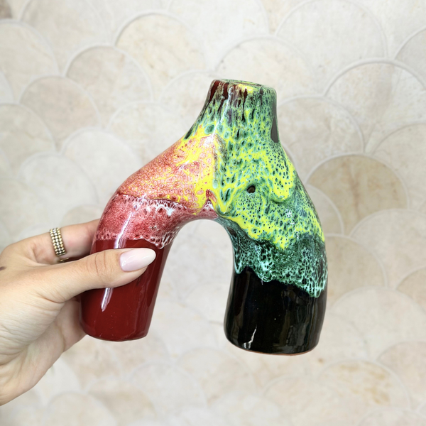 Vase Azul mini vernis imprimé