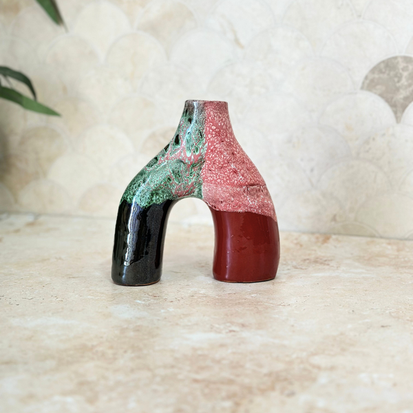 Vase Azul mini vernis imprimé