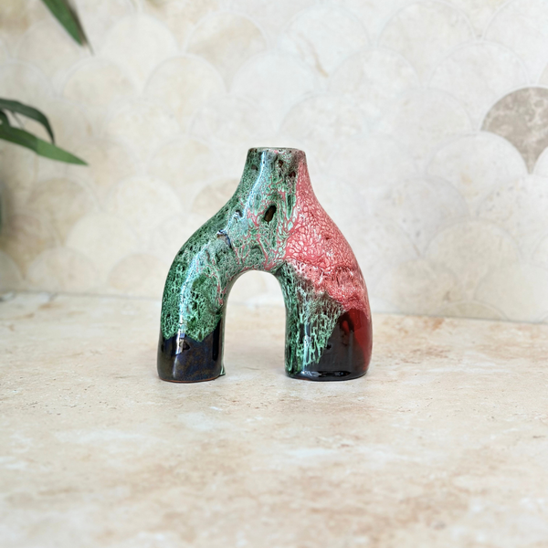 Vase Azul mini vernis imprimé