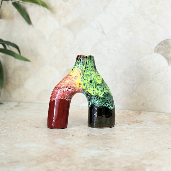 Vase Azul mini vernis imprimé